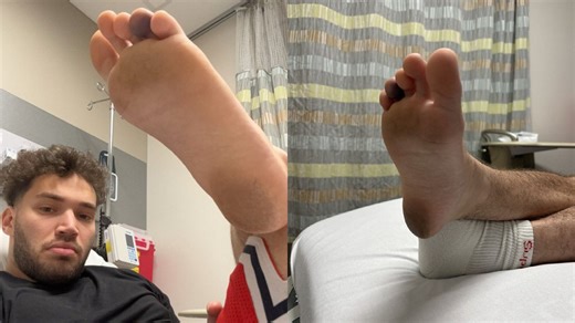 "Another three-month break" - Fans react as Adin Ross reveals he broke his toe