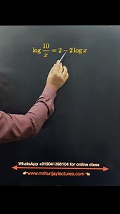 3.2K views · 25 reactions | Simplify logarithms #exams #mritunjaylectures #geometry #class7 #class9th #Class8th #surds #squareroot #mathematics #grade8students #grade10students #Grade7Students #gradeschool | Mritunjay Lectures | Facebook