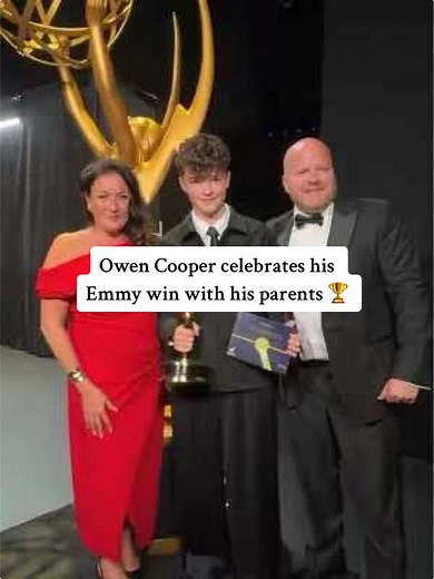 Owen Cooper's Historic Emmy Win Celebration