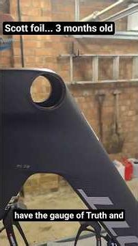 Scott foil rc10. high grade engineering failure #bikeproducts #cyclinglife #cyclingtech