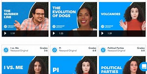 Have you explored our Nearpod Originals collection for Interactive Video? 💙 Make it a part of your class routines for virtual teaching! 🌟 🎥 🎣 Hook students at the beginning of a lesson by using our ⏱️ Just a Minute ⏱️ video series! https://bit.ly/3aQhhWy | Nearpod