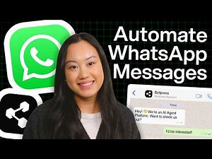 Create a WhatsApp AI Chatbot that Reaches Out For You