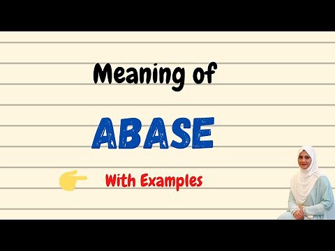 Daily vocabulary | Abase Meaning | Vocabgram
