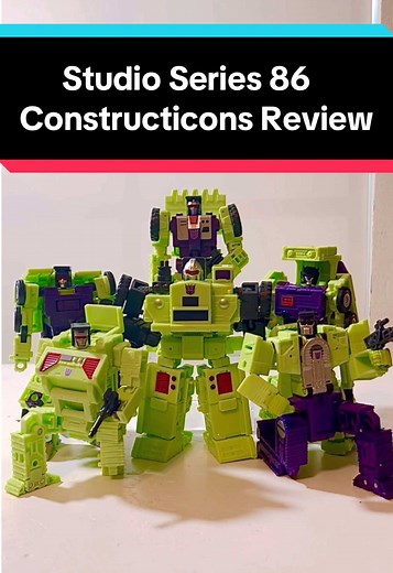 Transformers Studio Series 86 Constructicons Review