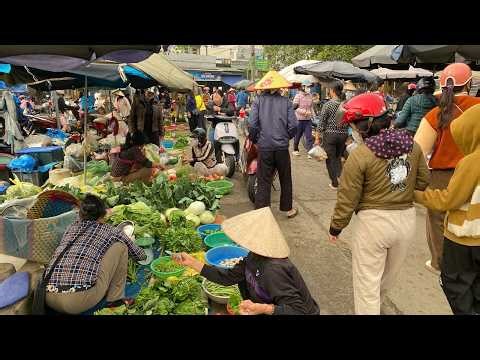 Traditional Market in Vietnam 🇻🇳 Fresh Local Produce