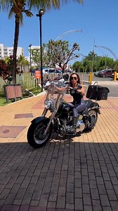 Don't be shy girls go bananza. #harleydavidson #softtail | Hira Khan