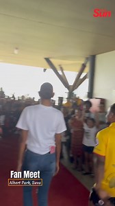 PNG KUMULS fan meet at the Albert Park Pavilion. #FijiSun #FanMeet | Fiji Sun