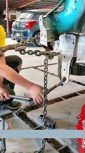 Master Auto Body Repair: Precision Frame Alignment in Every Move.