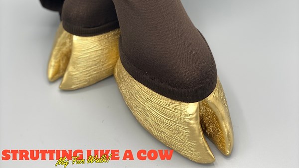 My New Hooves Hoofing Around in Style!