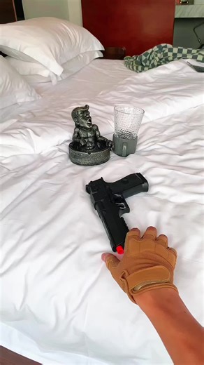 Any boy knows a gun that ejects shells is just dope. Give him a corner, and he'll be locked in the shoot-reload-repeat cycle all day.#fyp #toygun #fypシ #fypシ゚viral #slowmo