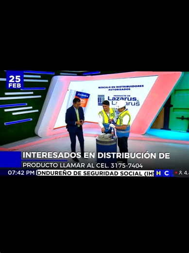 ¡Gracias a nuestros amigos de @HCH Televisión Digital por el espacio en su noticiero #hchnocturno #HCH #CeroClavos #Admix #Lazarus
