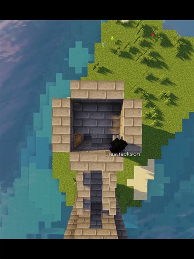 island castle: episode 1 #minecraft #minecraftbuilding #minecrafttutorial #minecraftshorts