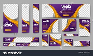 Business Banner Design Web Template Set Stock Vector (Royalty Free) 2261384329 | Shutterstock