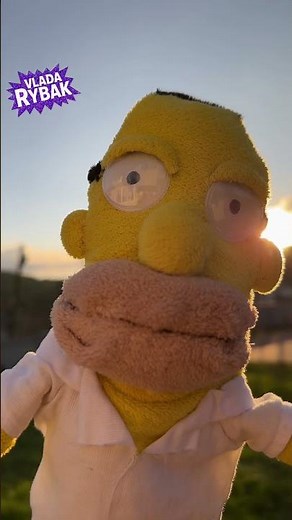 Homer Simpson puppet toy #simpsons