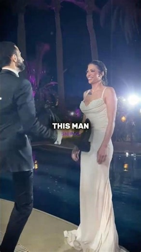 He knocked his bride into the pool… right after they got married