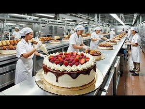 How Millions of Cakes Are Made Every Day | Inside the Mega Factory