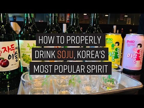 How to properly drink soju, Korea's most popular spirit