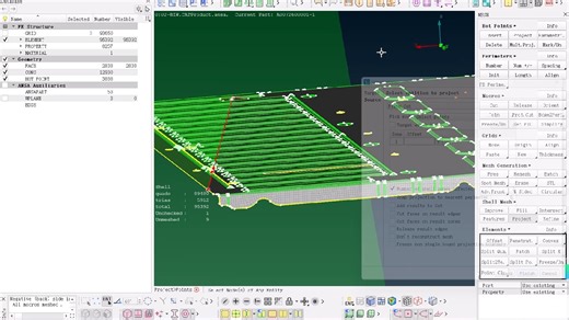 ANSA网格模块下 mesh generation shell mesh命令讲解