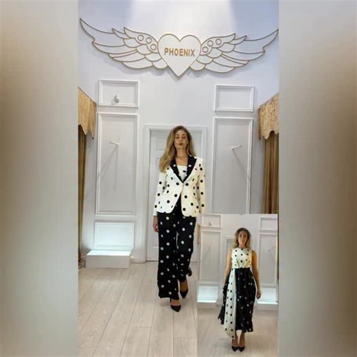 Polka dots and perfect vibes! ✨✨ Dressing up for the occasion and feeling fabulous in these playful combos. Who else loves a little dotty delight?  #PolkaPerfection #DressedToImpress | PhoenixV | Facebook