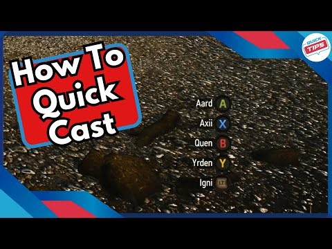 How To Quick Cast in Witcher 3
