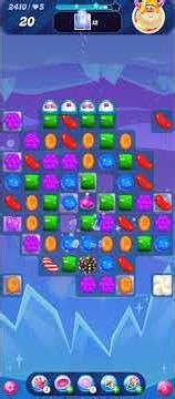 Level 2410, Candy Crush Saga, Walkthrough, Gameplay, No Commentary, Android