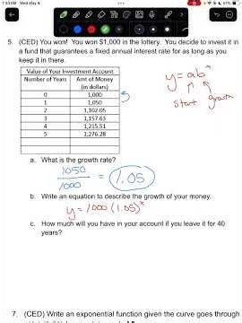 Exponential Word Problem