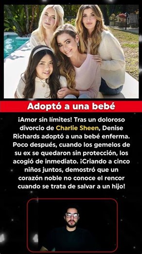 URGENTE: La admirable decisión de Denise Richards con los hijos de Charlie Sheen