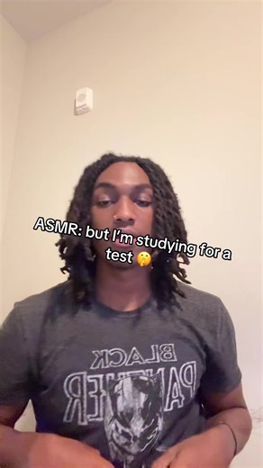 Do you guys think I’m studying for real or for fake wait till the end to find out 🤫 no snitching #sleepy #sleepysamasmr #lowqualityasmr #lofi #whitenoise