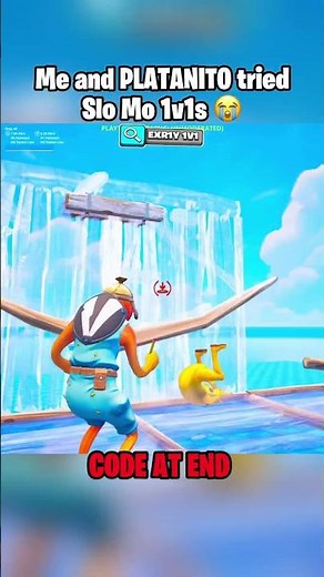 FISHY and PEELY tried EXR1Y slo mo 1v1 😭💀 #fortnite #fortniteclips