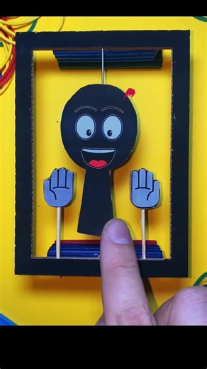 DIY : sprunki oc the player from poppy playtime cardboard flip challenge #papercraft