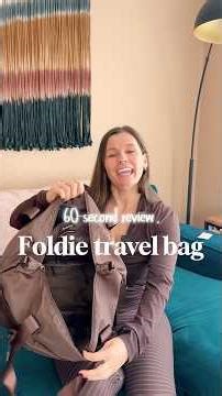 Honest review of The Foldie Travel Bag #bagreview #travelbag #travel