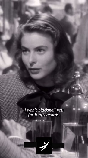 Lowerated on Instagram: ""Notorious," directed by Alfred Hitchcock and released in 1946, is a classic espionage thriller that blends suspense, romance, and psychological intrigue. The film stars Ingrid Bergman as Alicia Huberman, the daughter of a convicted Nazi spy, and Cary Grant as T.R. Devlin, a government agent who recruits her for a dangerous mission. Alicia is tasked with infiltrating a group of Nazis hiding in Brazil after World War II, which involves gaining the trust and affection of A