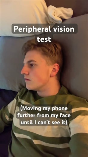 Peripheral vision test