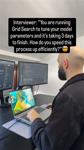 Banias | AI Engineer on Instagram: "Grid Search is brute force and computationally expensive. Stop wasting CPU hours. Do this instead: 1️⃣ Bayesian Optimization 👉 Instead of guessing randomly, use past results to inform the next guess. Libraries like Optuna or Hyperopt focus the search on the most promising areas of the parameter space. 2️⃣ Random Search 👉 Surprisingly, Random Search often outperforms Grid Search because it explores more unique values for continuous variables rather than stick