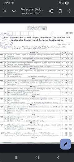 Question 1a What is Central Dogma of Molecular Biology? Explain... | Filo
