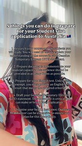 1. Research your course and the subjects you will study. You will need to clearly explain your understanding of the course in your Genuine Temporary Entrant (GTE) statement. 2. Prepare documents to demonstrate your financial capacity. This evidence should be provided in as many forms as possible. 3. Prepare for your English test. Unless you are exempt, you must provide an English test result that meets the required criteria. 4. Draft your Genuine Temporary Entrant (GTE) statement. This document 