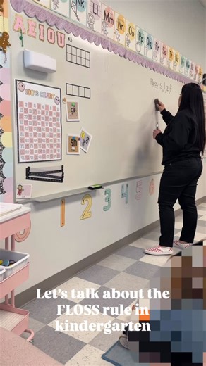 Ms. Daisy Martinez on Instagram: "The kids have more to talk (write) about now, so this week we talked about the floss rule so they can keep growing in their writing. Of course there are always exceptions to the rule (yes, gas,bus). #scienceofreading #phonics #teachersofinstagram #phonicsfun #iteachk #literacy"