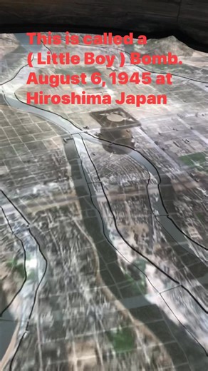 The LITTLE BOY— The bomb was dropped by a USAAF B-29 bomber, Enola Gay piloted by U.S Army Air Force Colonel Paul Tibbets, Jr. @highlight #followersfriend #viralvideo. | オリテズ ジヨヴエソ