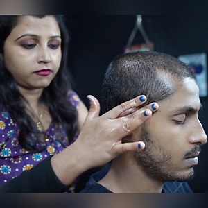 12K views · 347 reactions | She Doing Amazing Head Massage #ladybarber #massage #relaxing | Home ASMR clinic | Facebook