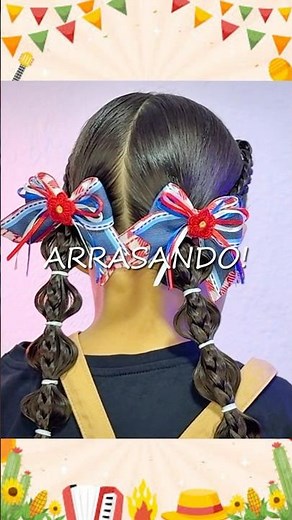 Wonderful and easy to do St. John's hairstyle 🌽