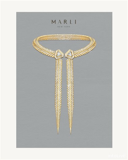 MARLI New York on Instagram: "Where deliberate lines meet fluid motion. Triangular stones, sculpted frames, and concealed links engineered in an effortless herringbone pattern. Craftsmanship yields its structure — but serendipity finds its form in CHANCE. #MARLINewYork #ANewYorkAffair #CHANCEbyMARLI"