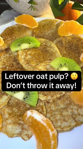 Delicious Pancakes from Leftover Oat Pulp Recipe