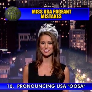 Miss USA Nia Sanchez Presents Top Ten "Pageant Mistakes" on The Late Show With David Letterman—Watch Now!