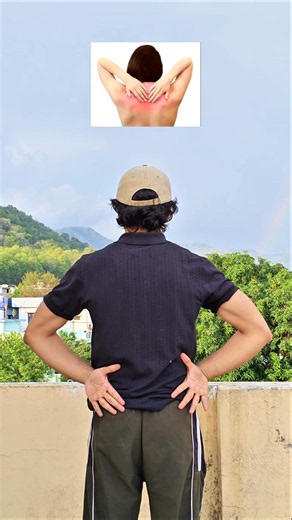 Reduces your shoulder stifness and pain #shoulderpain #painrelief #posture