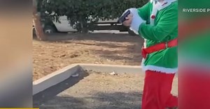 Christmas Criminals Know They're Done for as Santa's Elf Whips Out a Peacemaker, Reveals He's an Undercover Cop
