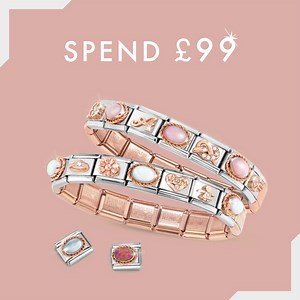 Finally We can Shout it: Welcome Back Spring! 🌼 Spend £99 or more and get the Jewellery Box Free! 🌻 Discover the New SS21 Collections | Nomination