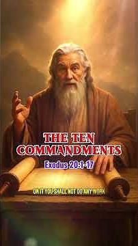 The Ten Commandments | Exodus 20:1-17
