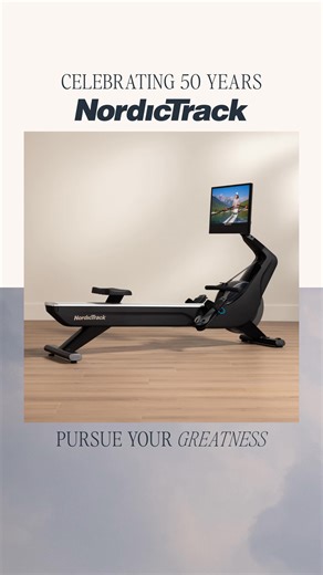 For 50 years, you've been driving us to push the boundaries of home fitness. To aim higher. When you push your limits, we push ours. Here's to another 50 years pursuing your greatness. | NordicTrack