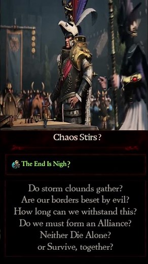Chaos Invasion Endgame Crisis in Total war Warhammer3 Immortal Empires