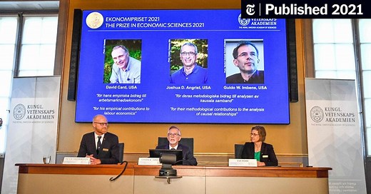 The Nobel in economics goes to three who find experiments in real life.